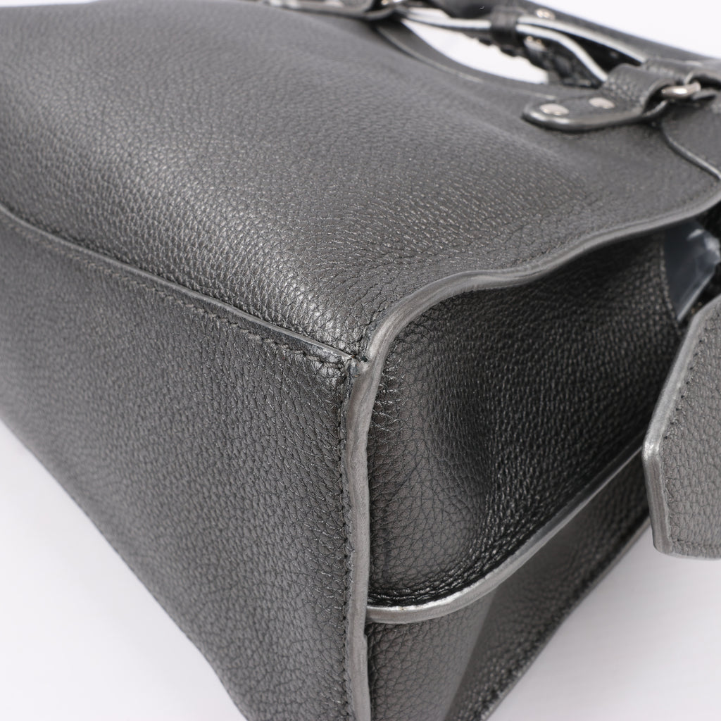 Balenciaga Mini Neo Classic City Leather 2Way Handbag in Grey 679231