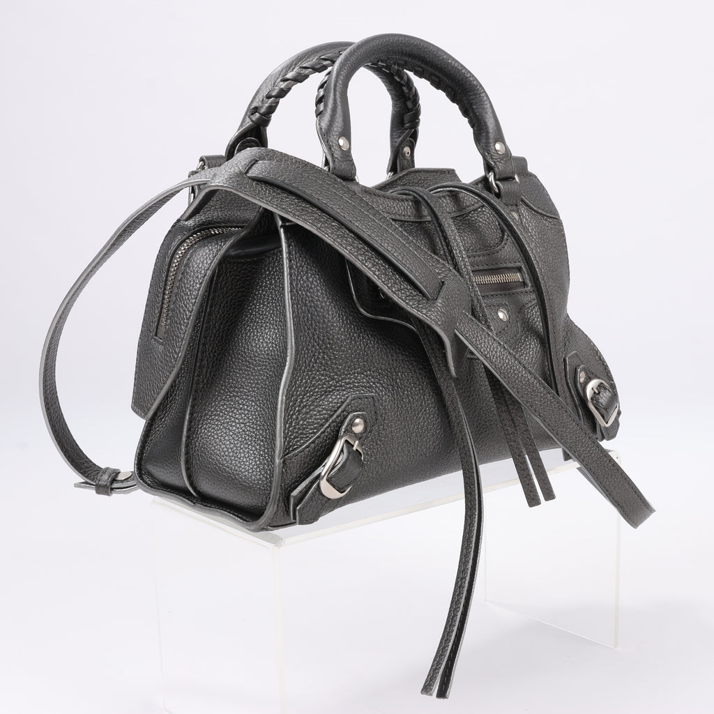 Balenciaga Mini Neo Classic City Leather 2Way Handbag in Grey 679231