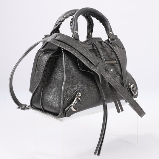 Balenciaga Mini Neo Classic City Leather 2Way Handbag in Grey 679231