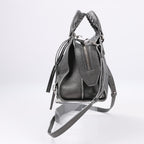 Balenciaga Mini Neo Classic City Leather 2Way Handbag in Grey 679231