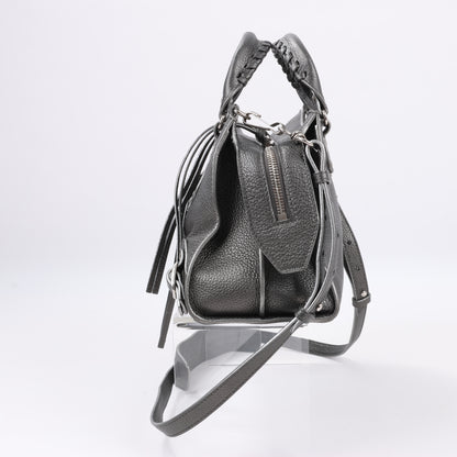 Balenciaga Mini Neo Classic City Leather 2Way Handbag in Grey 679231