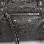 Balenciaga Mini Neo Classic City Leather 2Way Handbag in Grey 679231
