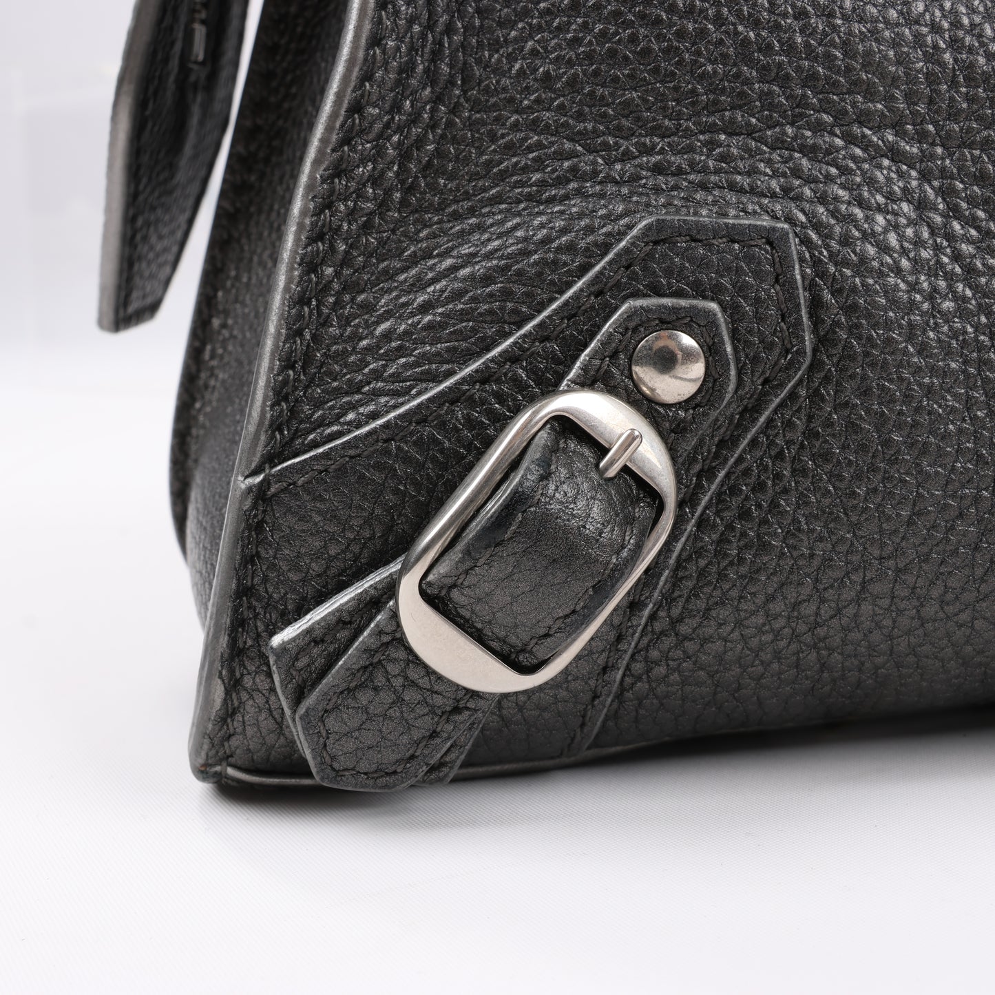 Balenciaga Mini Neo Classic City Leather 2Way Handbag in Grey 679231
