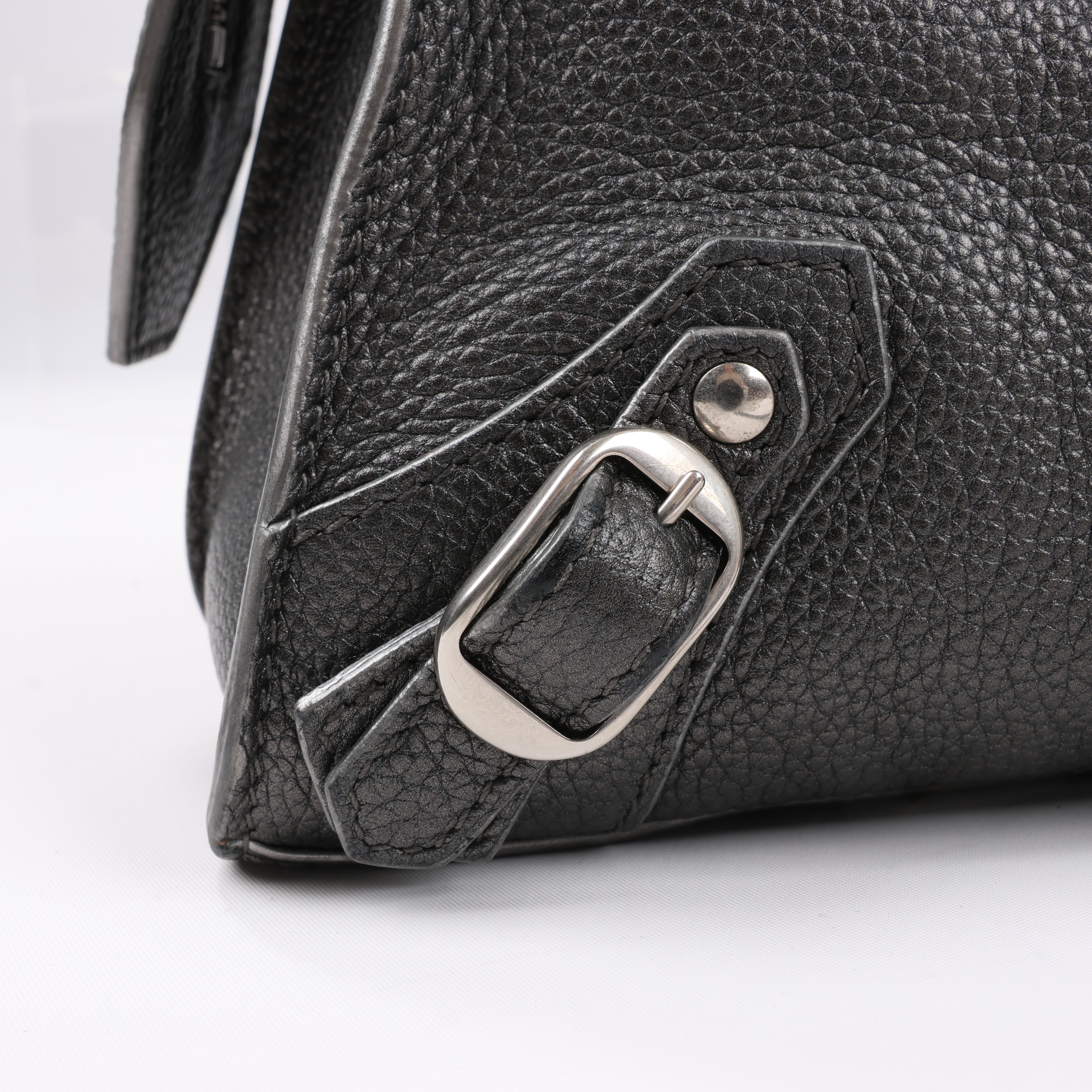 Balenciaga Mini Neo Classic City Leather 2Way Handbag in Grey 679231
