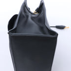 Balenciaga Padlock All Afternoon Leather Handbag in Black 305593