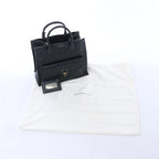 Balenciaga Padlock All Afternoon Leather Handbag in Black 305593