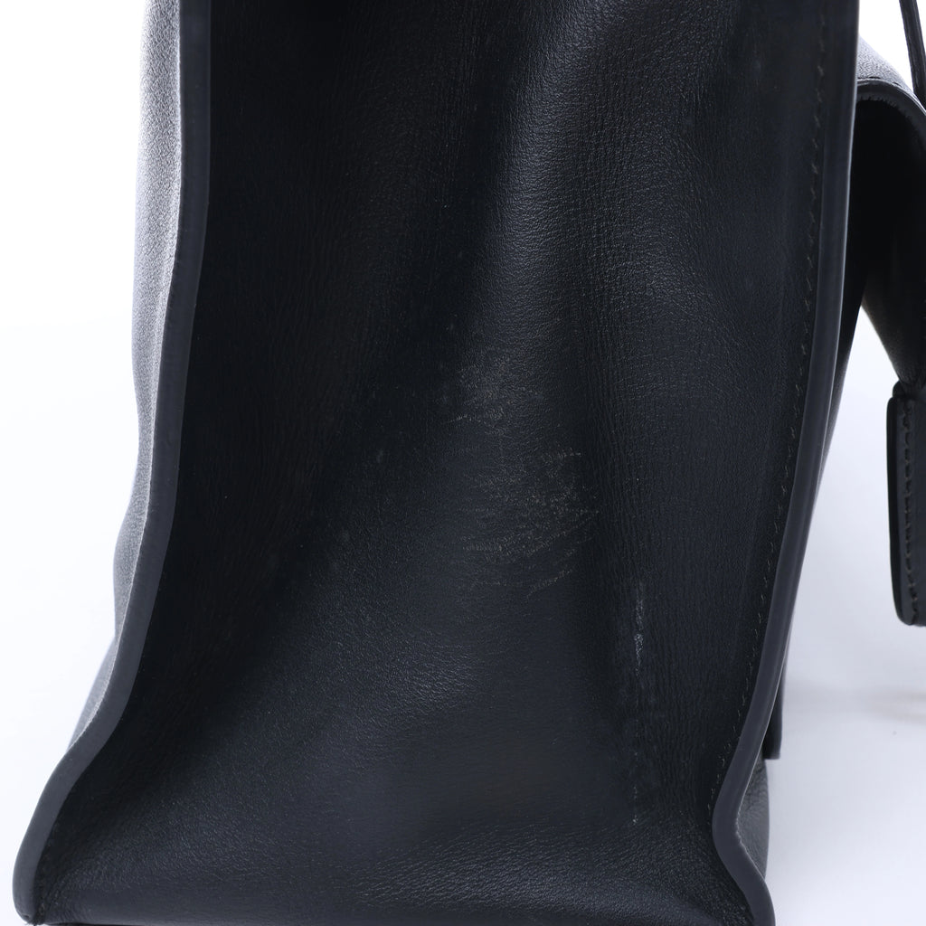 Balenciaga Padlock All Afternoon Leather Handbag in Black 305593
