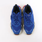 Balenciaga Triple S Leather Sneakers in Blue 536737, Size 44 EU