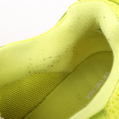Balenciaga Track Cloth x Leather Sneakers in Neon Yellow 542023, Size 43 EU