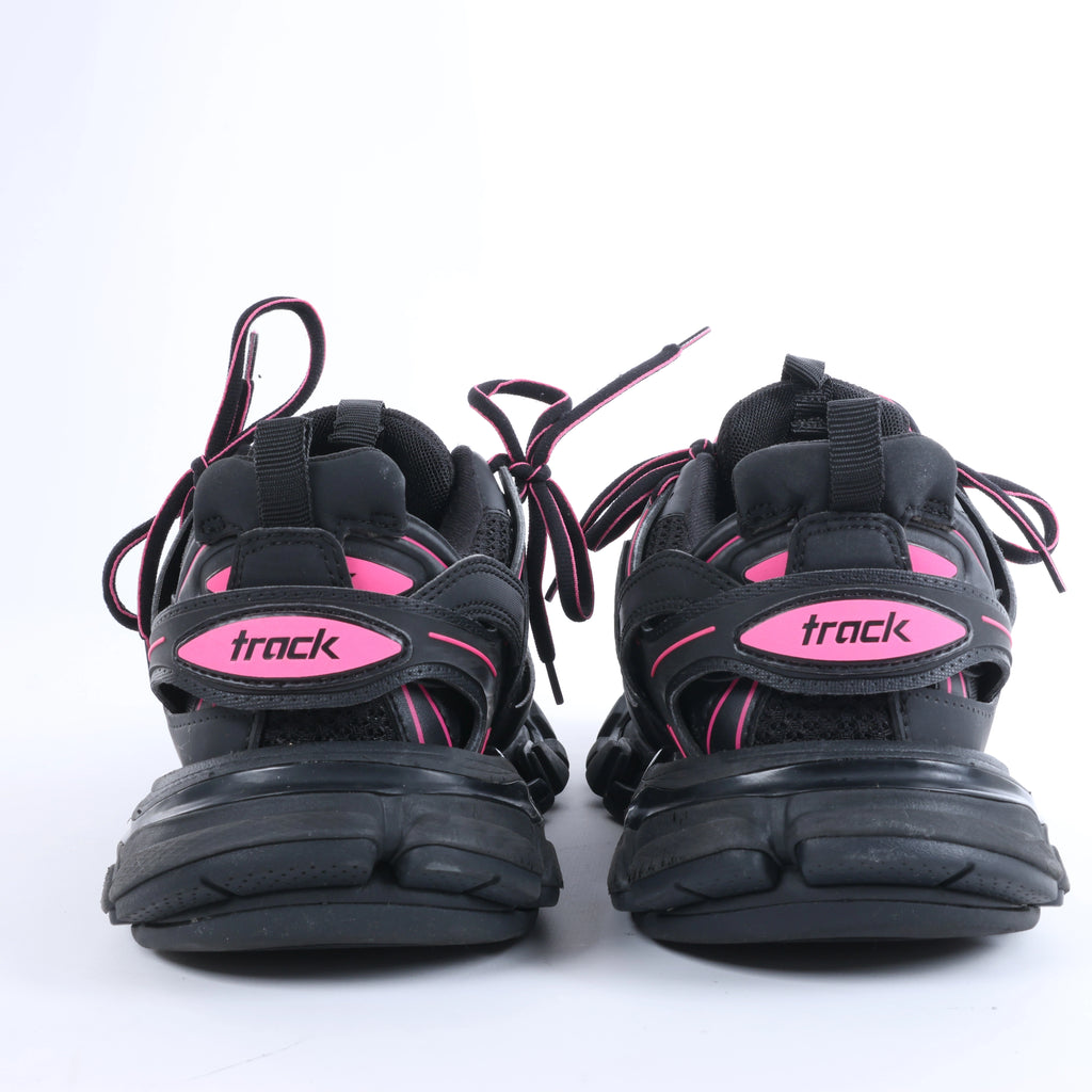 Zapatillas Balenciaga Track Panel Style de Malla y Nylon en Verde x Negro, Talla 36 EU