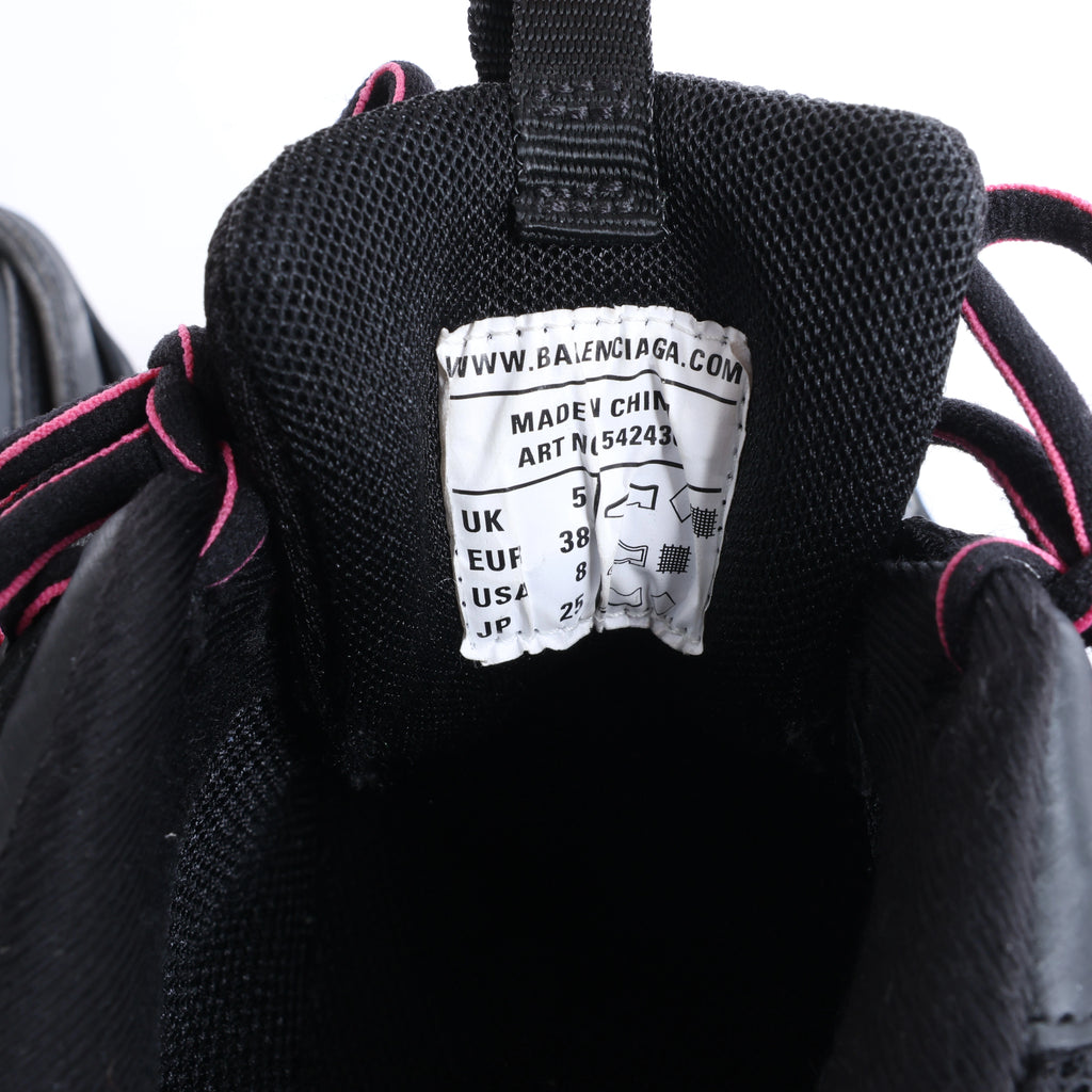 Zapatillas Balenciaga Track Panel Style de Malla y Nylon en Verde x Negro, Talla 36 EU