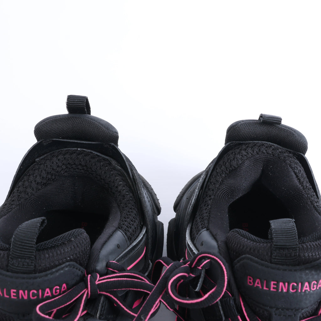 Zapatillas Balenciaga Track Panel Style de Malla y Nylon en Verde x Negro, Talla 36 EU