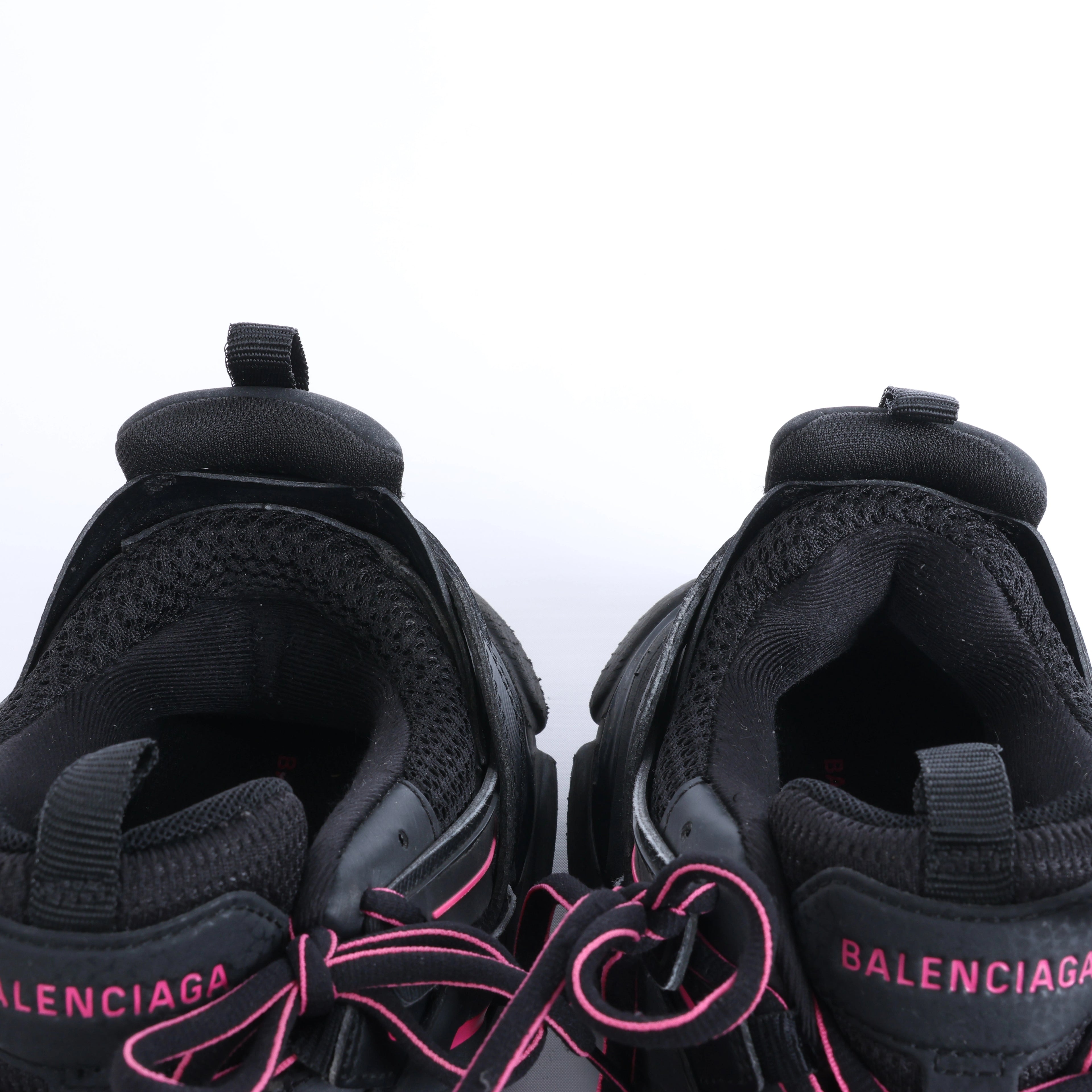 Zapatillas Balenciaga Track Panel Style de Malla y Nylon en Verde x Negro, Talla 36 EU