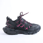Zapatillas Balenciaga Track Panel Style de Malla y Nylon en Verde x Negro, Talla 36 EU