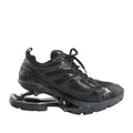 Balenciaga X-Pander sneakers in black, size 40 EU, featuring a mesh and faux leather upper with a spring-loaded extended heel and lace-up front.