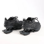 Balenciaga  X-Pander Faux x Leather Sneakers in Black 653871, Size 40 EU