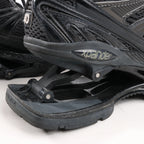 Balenciaga  X-Pander Faux x Leather Sneakers in Black 653871, Size 40 EU
