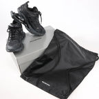 Balenciaga  X-Pander Faux x Leather Sneakers in Black 653871, Size 40 EU