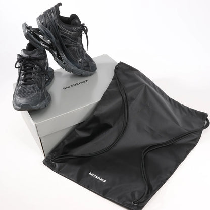 Baskets Balenciaga X-Pander en similicuir noir, référence 653871, pointure 40 EU