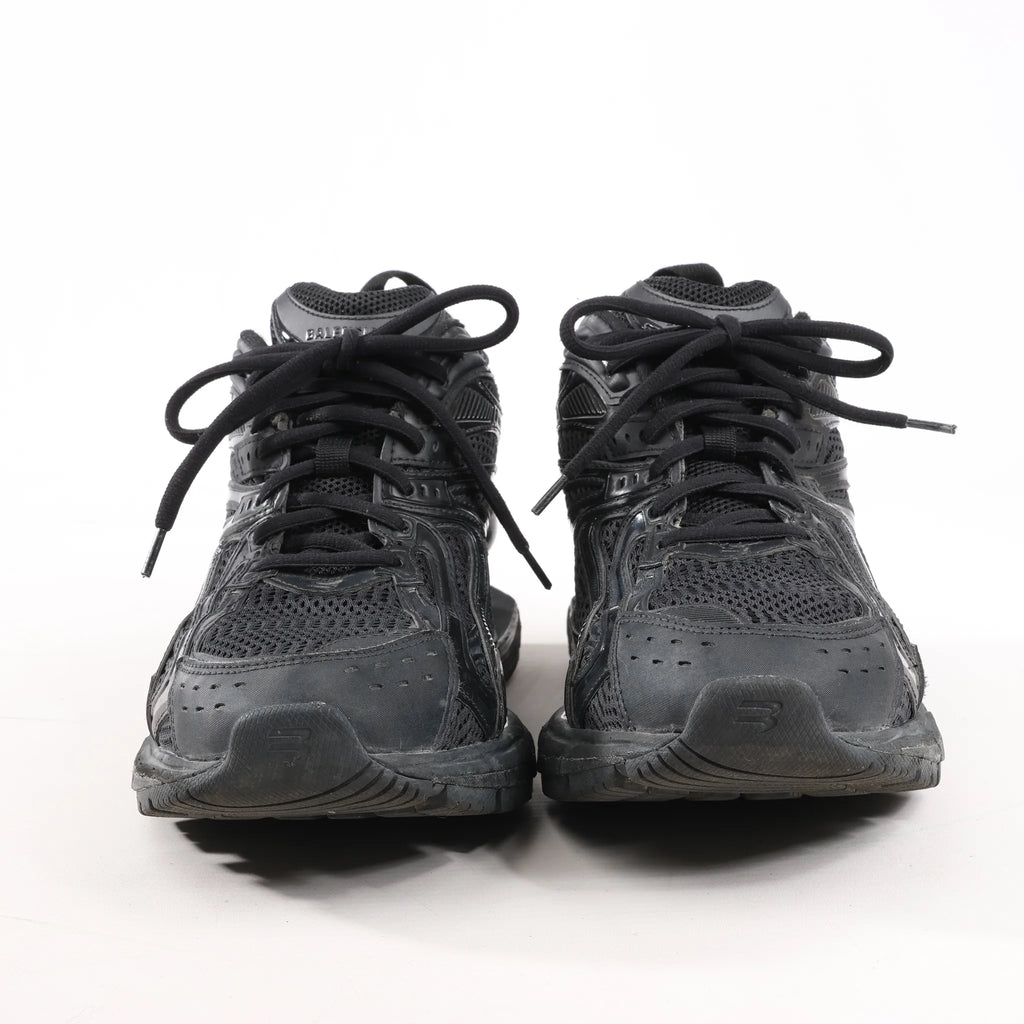 Balenciaga  X-Pander Faux x Leather Sneakers in Black 653871, Size 40 EU