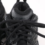 Balenciaga  X-Pander Faux x Leather Sneakers in Black 653871, Size 40 EU