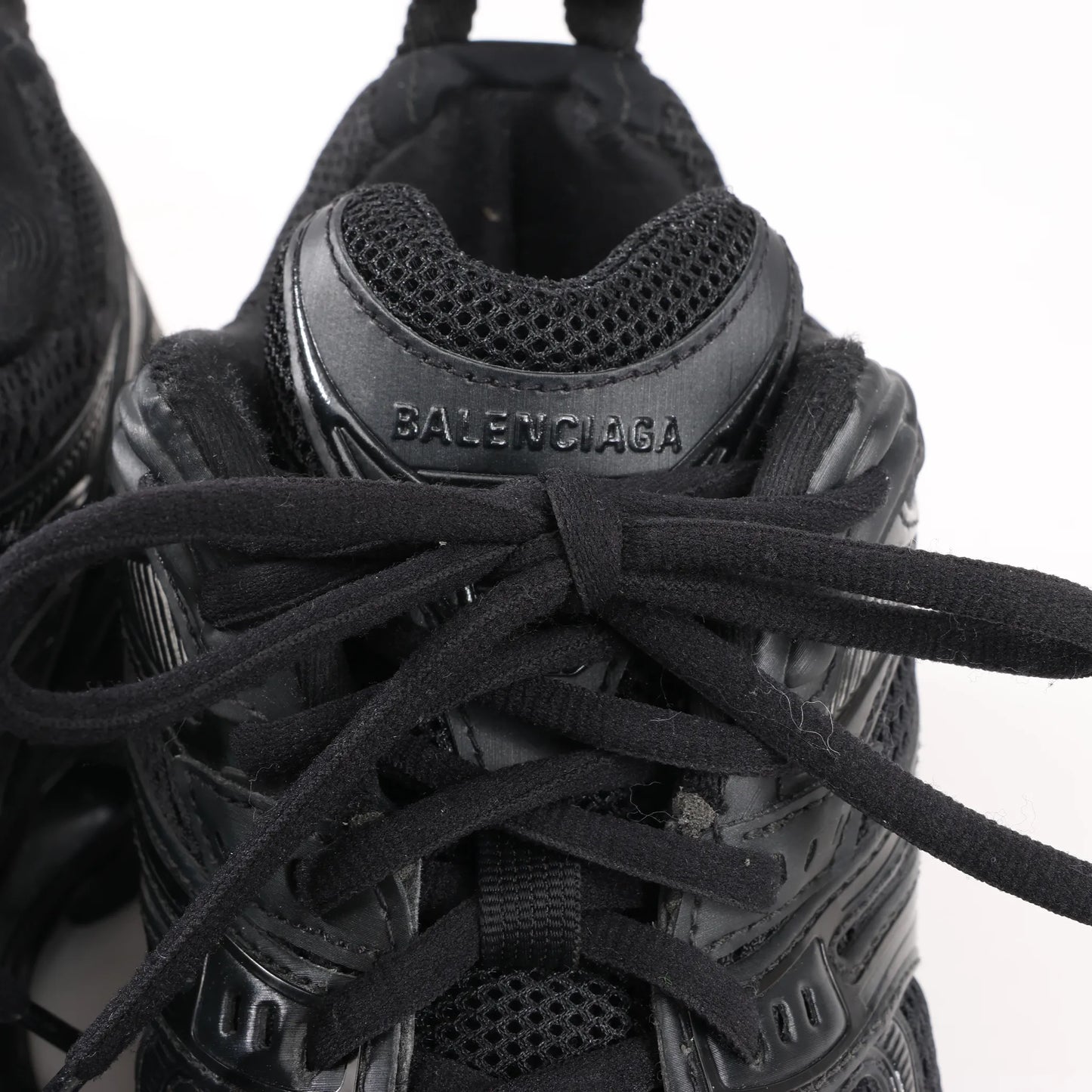 Baskets Balenciaga X-Pander en similicuir noir, référence 653871, pointure 40 EU