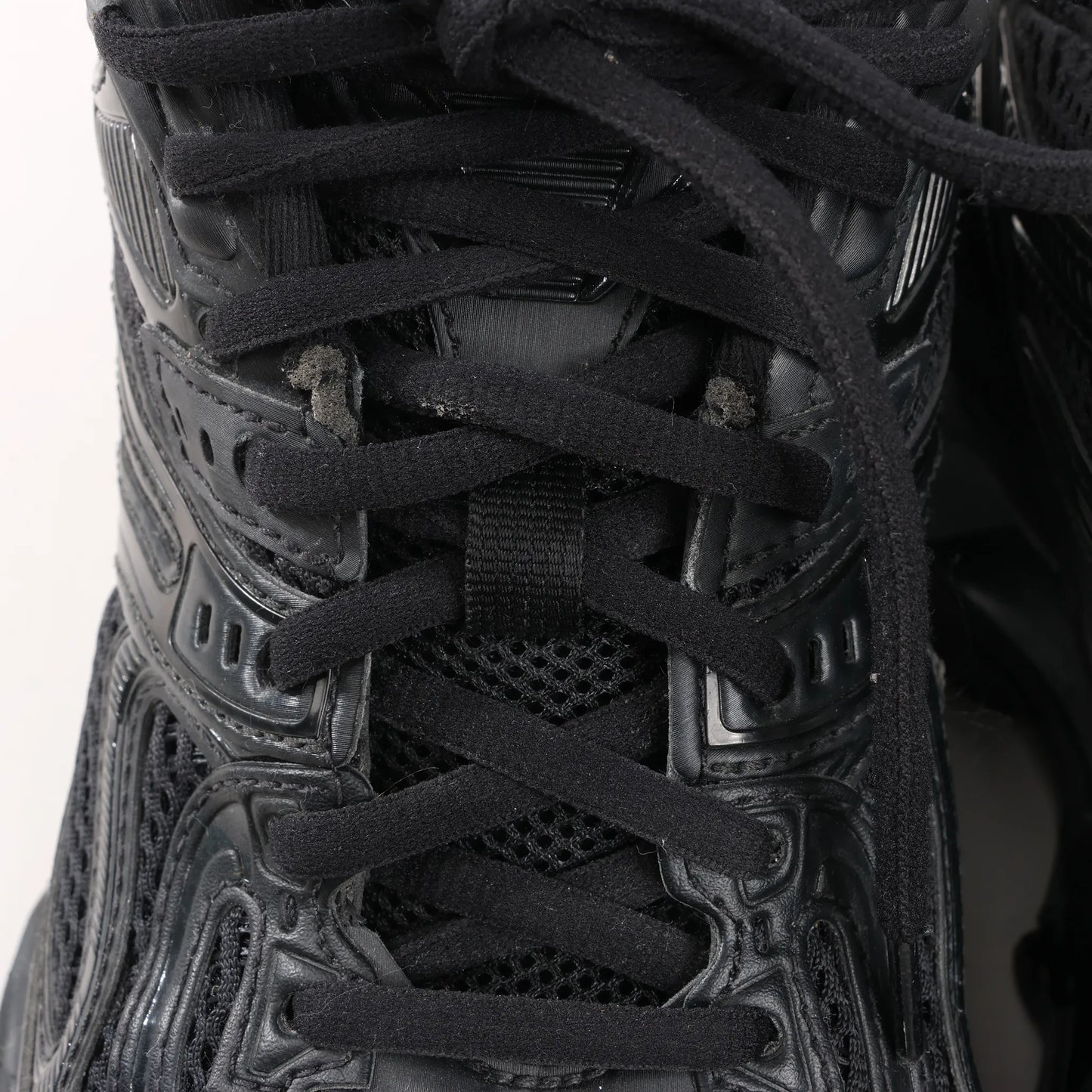 Baskets Balenciaga X-Pander en similicuir noir, référence 653871, pointure 40 EU