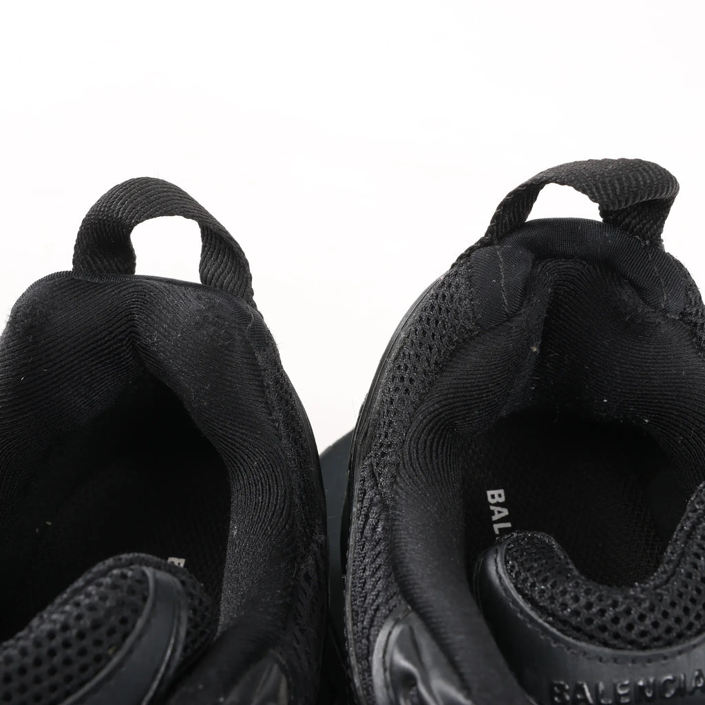 Balenciaga  X-Pander Faux x Leather Sneakers in Black 653871, Size 40 EU