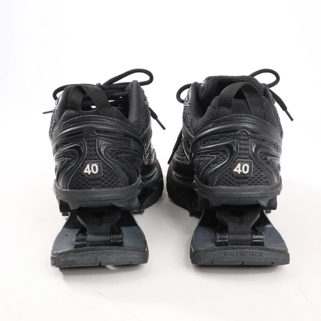 Balenciaga  X-Pander Faux x Leather Sneakers in Black 653871, Size 40 EU