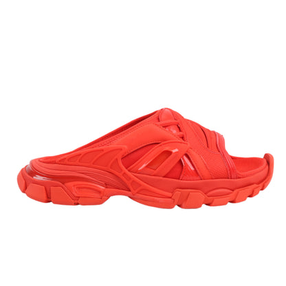 Sandales Balenciaga en tissu et caoutchouc, rouge 618083, pointure 39
