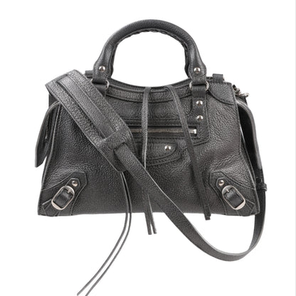 Balenciaga Mini Neo Classic City Leather 2Way Handbag in Grey 679231