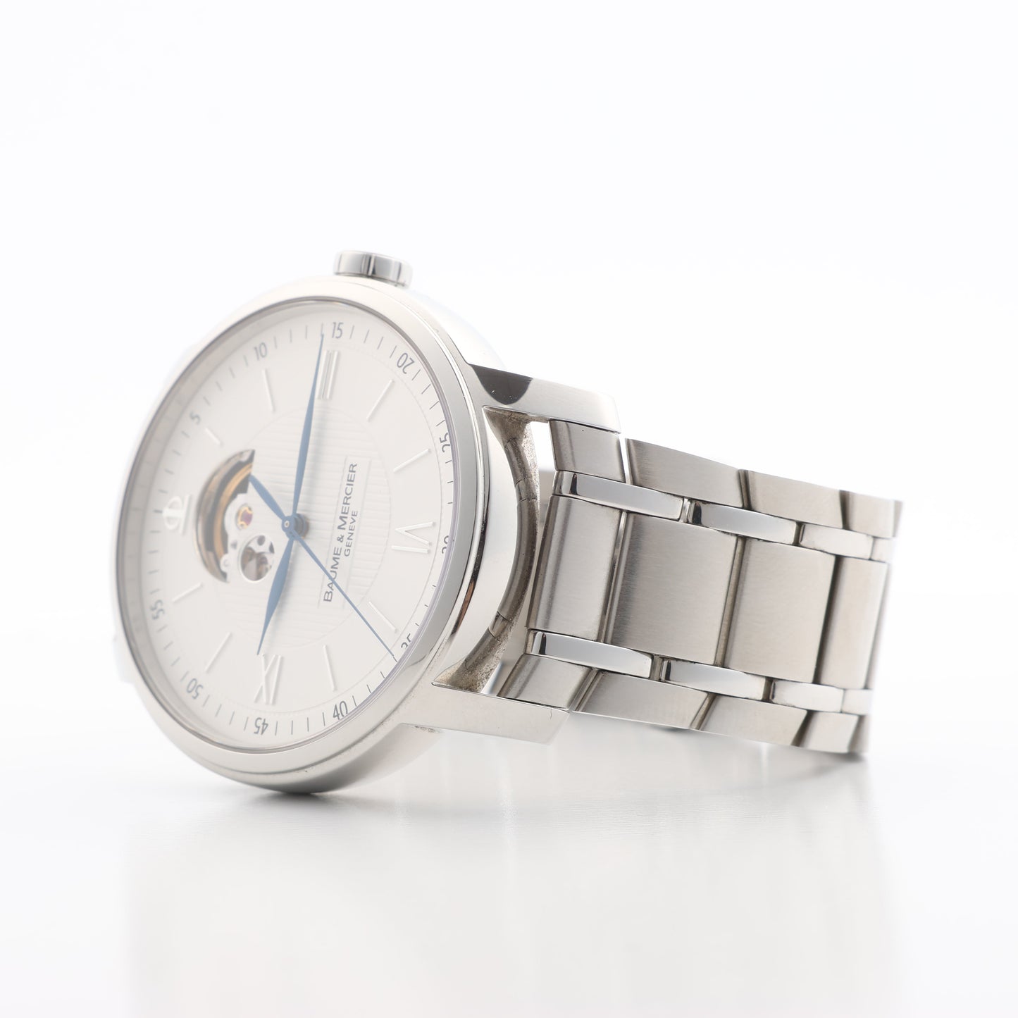 Montre Baume &amp; Mercier Classima M0A08833 5683752 SS AT à cadran blanc