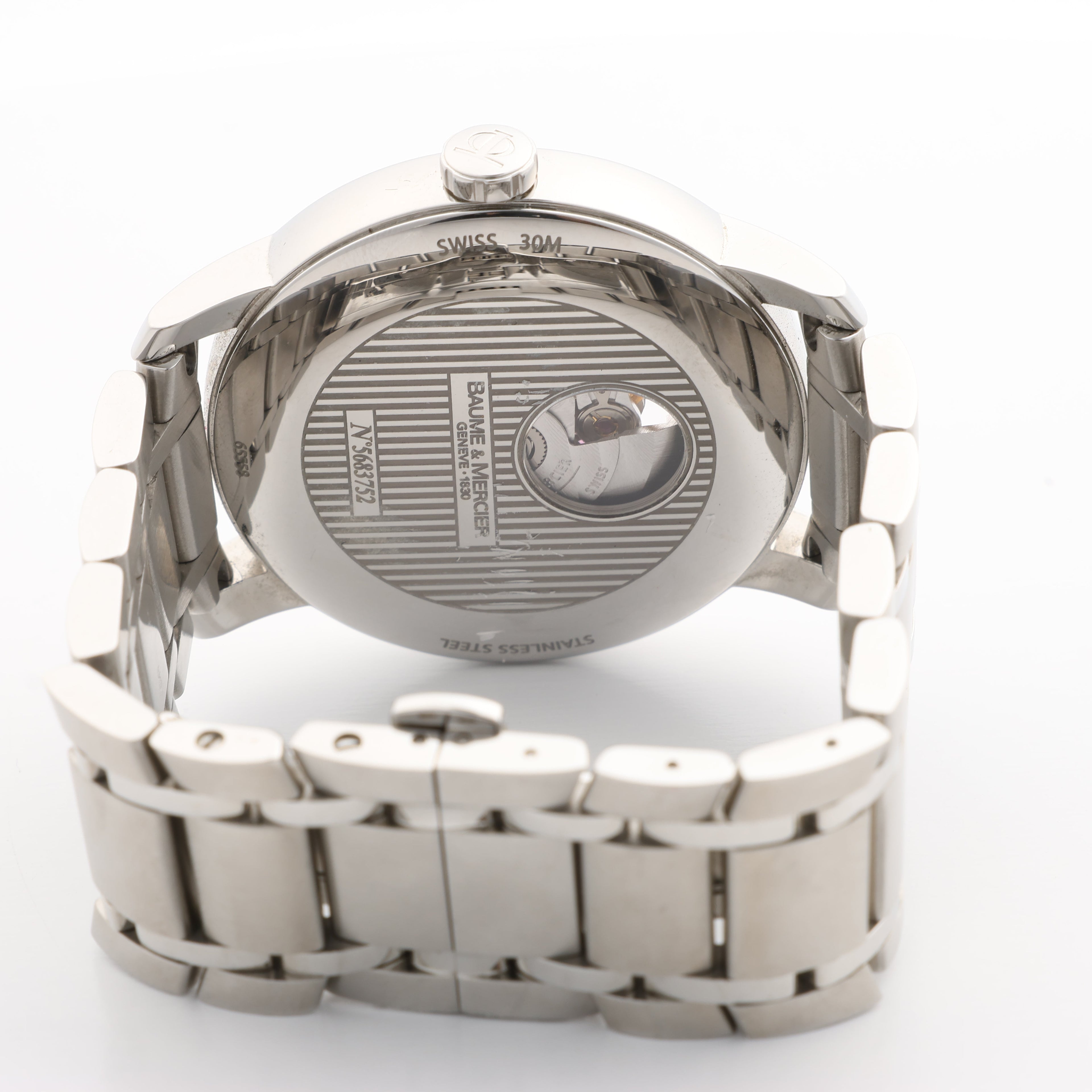 Baume & Mercier Classima M0A08833 5683752 SS AT White Dial Watch