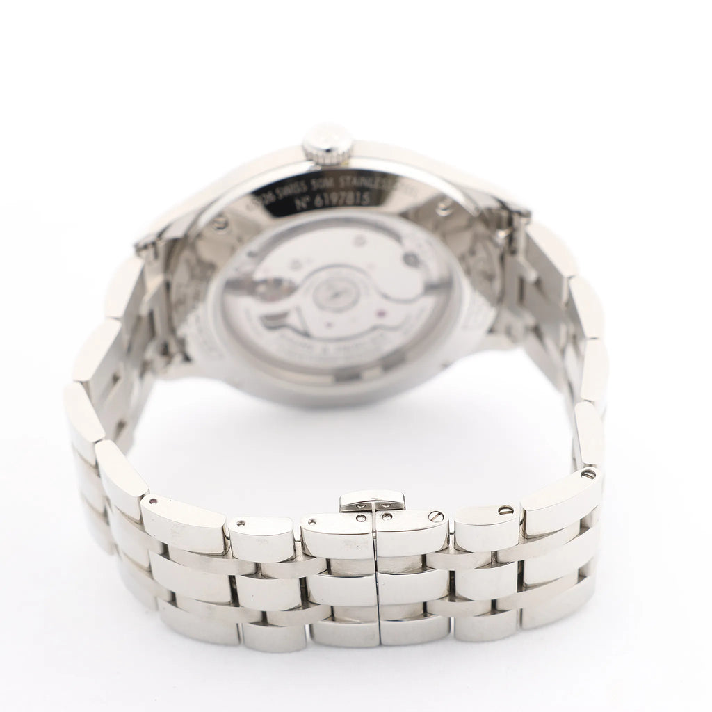 Baume & Mercier Clifton Vomatic M0A10505 6197815 SS AT Watch with White Dial