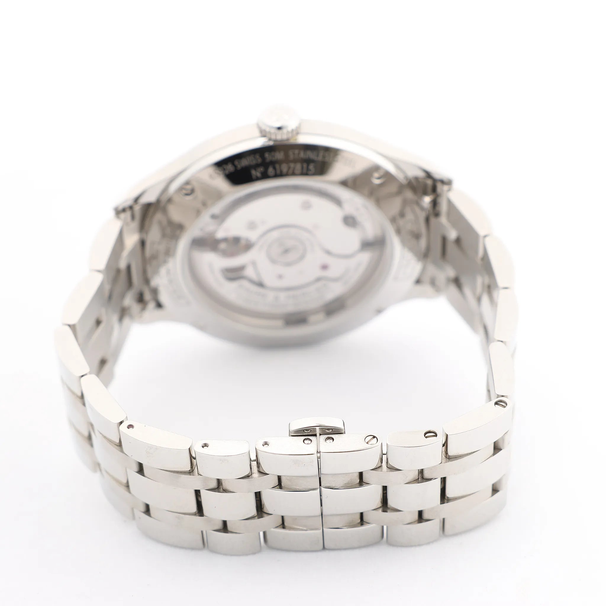 Baume & Mercier Clifton Vomatic M0A10505 6197815 SS AT Watch with White Dial
