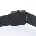 Bell & Ross Phantom BR03-92-S 02938 SS & Rubber AT Watch with Black Dial