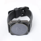 Bell & Ross Phantom BR03-92-S 02938 SS & Rubber AT Watch with Black Dial