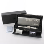 Bell & Ross BR01-97SD 018 SS & Rubber AT Watch with White Shell Dial
