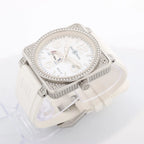 Bell & Ross BR01-97SD 018 SS & Rubber AT Watch with White Shell Dial