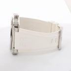 Bell & Ross BR01-97SD 018 SS & Rubber AT Watch with White Shell Dial