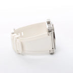 Bell & Ross BR01-97SD 018 SS & Rubber AT Watch with White Shell Dial