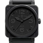 Bell & Ross BR 03-92-CBL Phantom 17101 CE x Rubber AT Watch with Black Dial