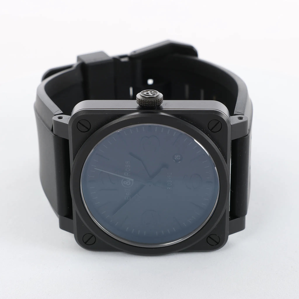 Bell & Ross BR 03-92-CBL Phantom 17101 CE x Rubber AT Watch with Black Dial