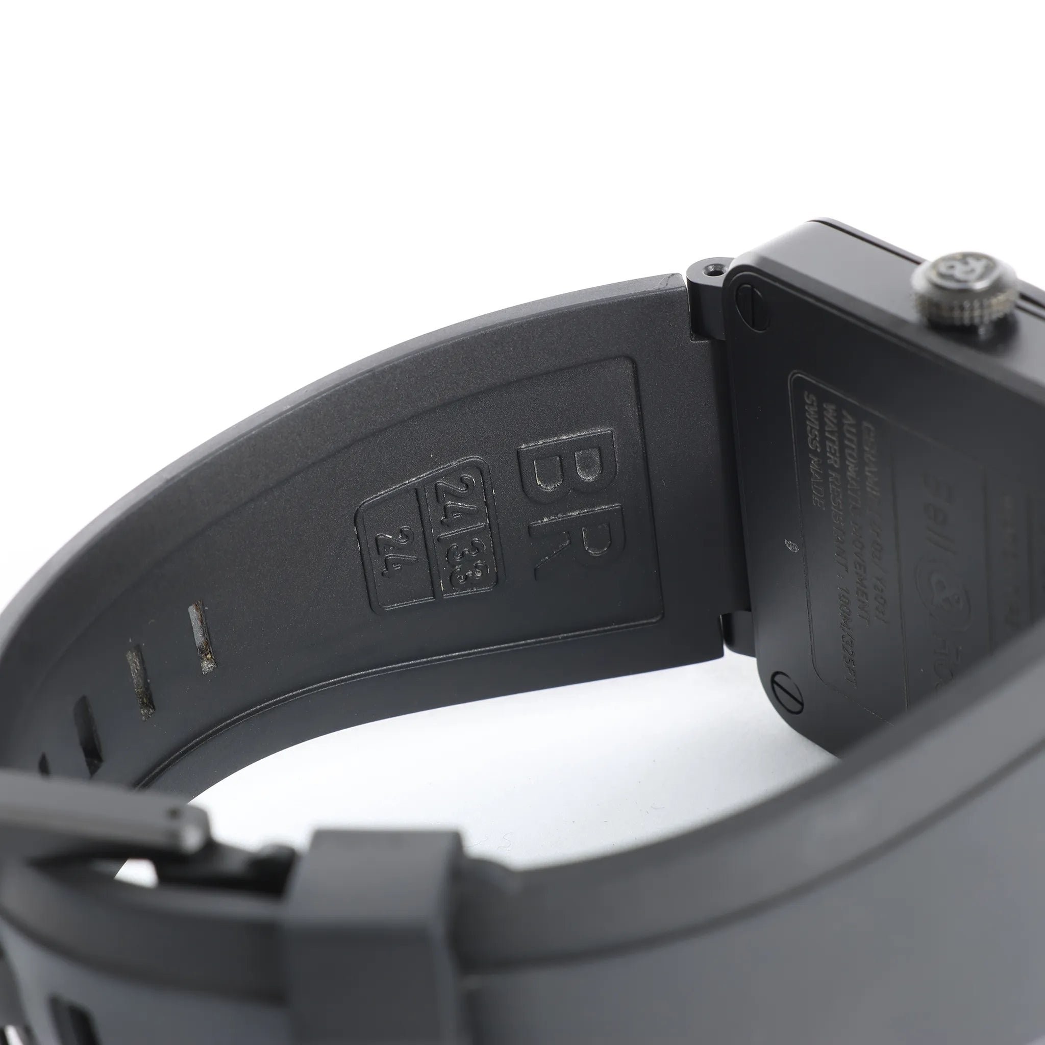 Bell & Ross BR 03-92-CBL Phantom 17101 CE x Rubber AT Watch with Black Dial