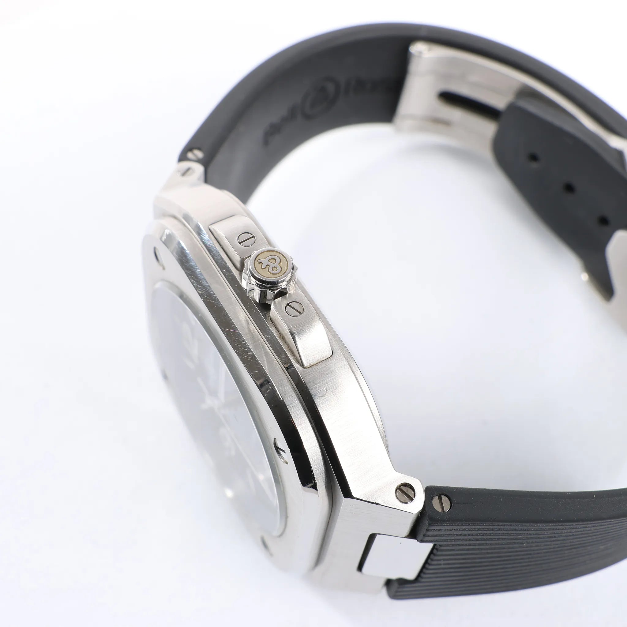 Bell & Ross BR05 1103150 BR05A SS & Rubber AT Black Dial Watch