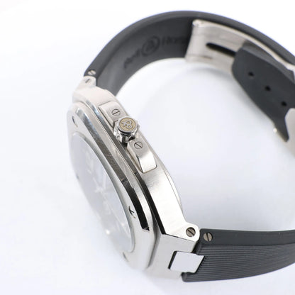 Bell &amp; Ross BR05 1103150 BR05A Edelstahl &amp; Kautschuk AT Schwarzes Zifferblatt Uhr