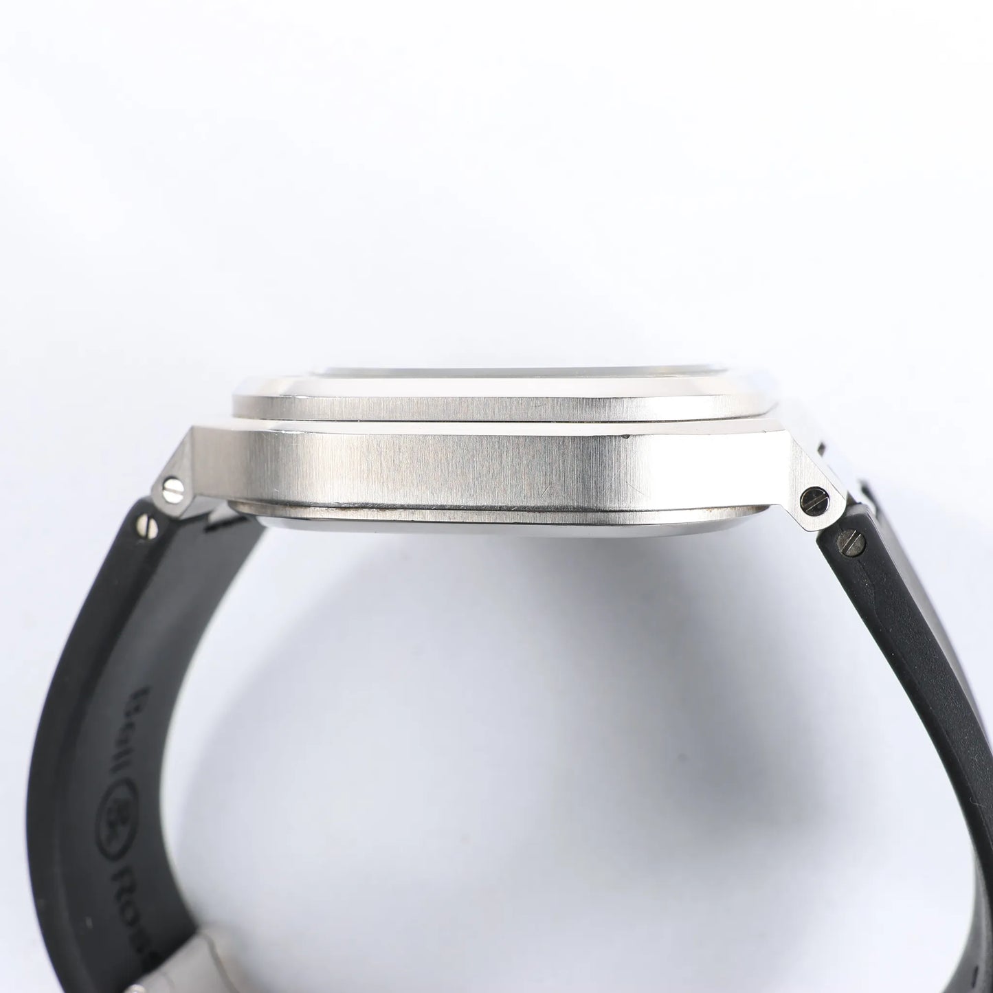 Bell &amp; Ross BR05 1103150 BR05A Edelstahl &amp; Kautschuk AT Schwarzes Zifferblatt Uhr