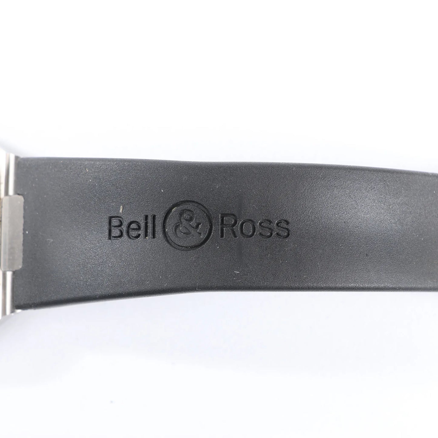 Bell &amp; Ross BR05 1103150 BR05A Edelstahl &amp; Kautschuk AT Schwarzes Zifferblatt Uhr