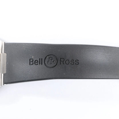 Bell &amp; Ross BR05 1103150 BR05A Edelstahl &amp; Kautschuk AT Schwarzes Zifferblatt Uhr