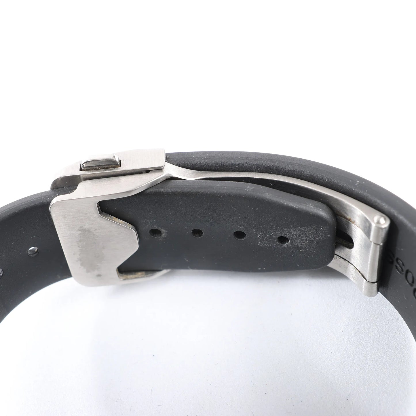 Bell &amp; Ross BR05 1103150 BR05A Edelstahl &amp; Kautschuk AT Schwarzes Zifferblatt Uhr